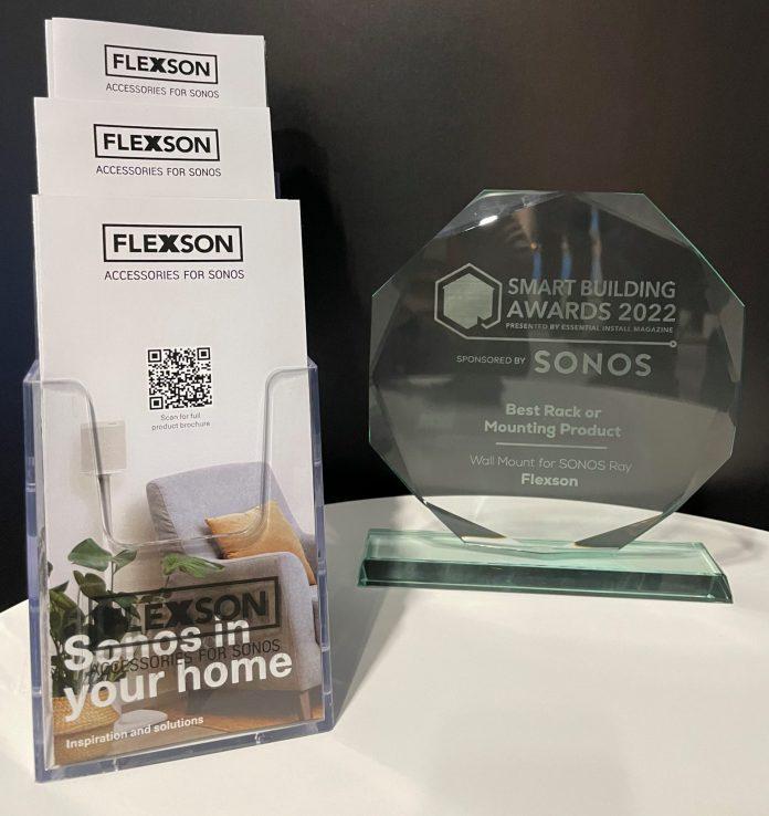 Flexson Wins Best Rack or Mounting Product at the Smart Building Awards 2022