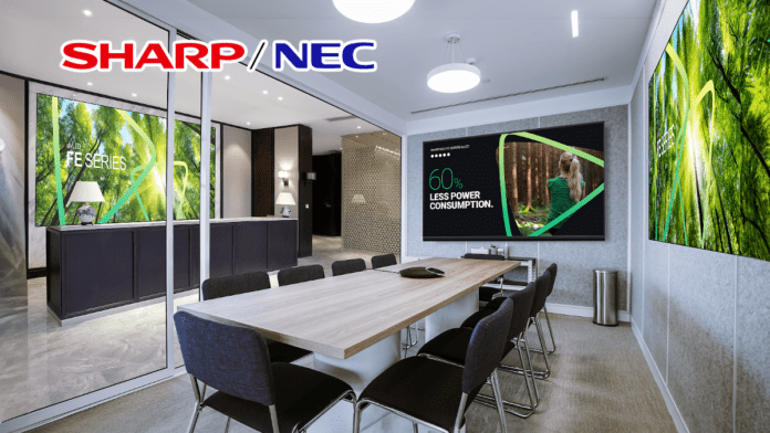 Sharp NEC Launches Energy-Efficient dvLED FE Series Bundles for Sustainable Indoor Signage