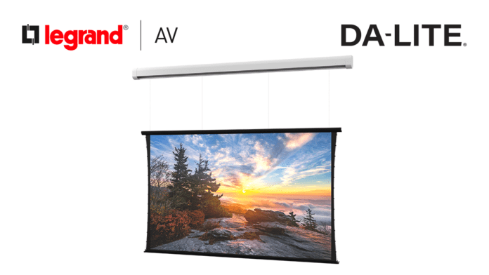 Da-Lite Introduces Myriad Electric Screen System with SightLine Cable Drop Feature