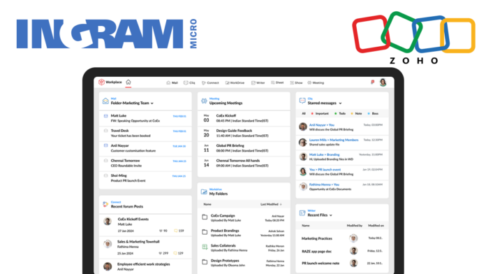 Ingram Micro and Zoho sign UK Distribution Agreement for Zoho Workplace